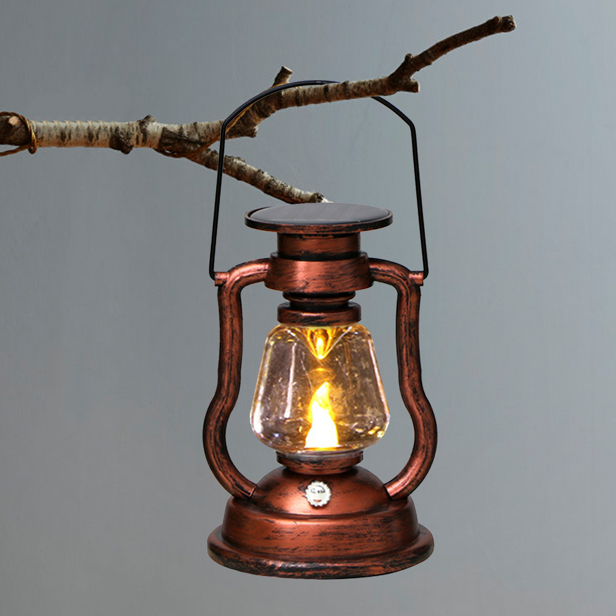 Outdoor Lighting For Backyard - Lampa Atmosferyczna Retro LED Solarna Lampa