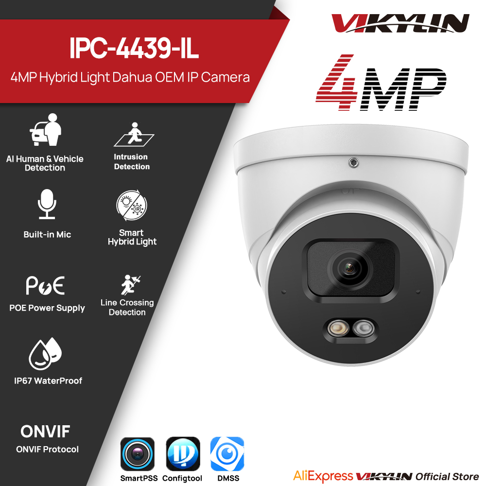 Outdoor Lighting Not Working - Kamera IP VIKYLIN 4MP, inteligentne podwójne