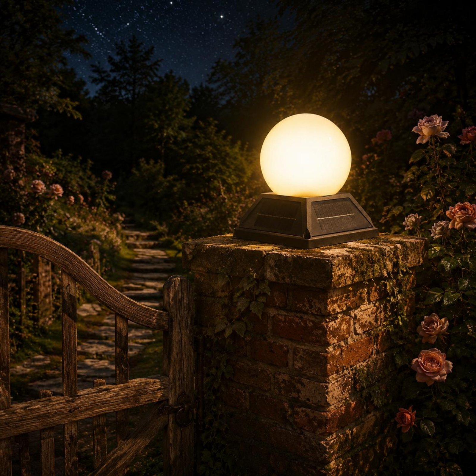 Post Cap Light - Bezprzewodowy kontroler do solarnych lamp na