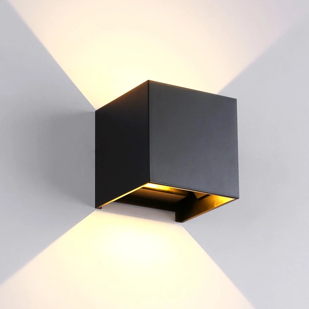 Xl Outdoor Lighting - Nowoczesna kwadratowa lampa ścienna LED 6W