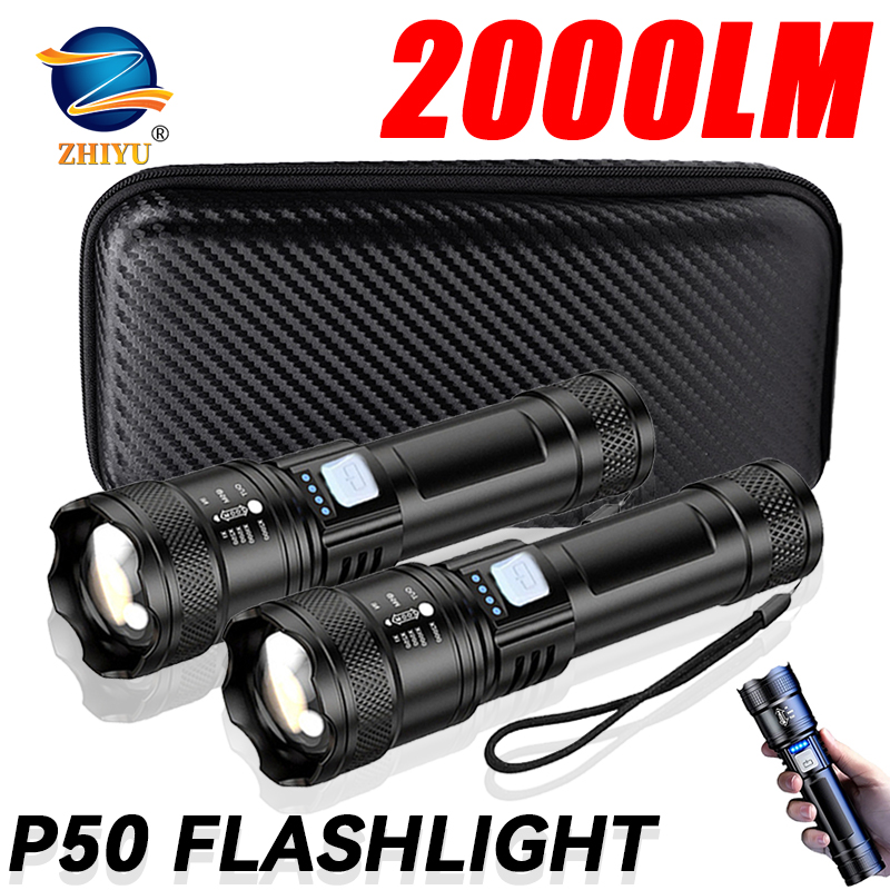 Outdoor Lighting Lumen - Latarka taktyczna LED 2000LM, ładowana przez