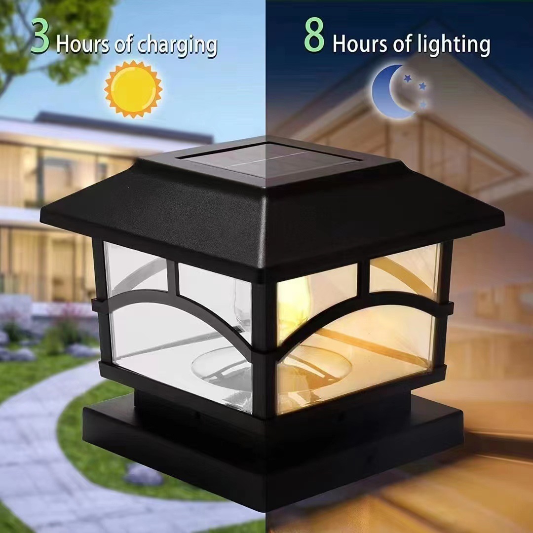 Solarne lampki na słupki, zewn – Post Cap Light recenzja i cena