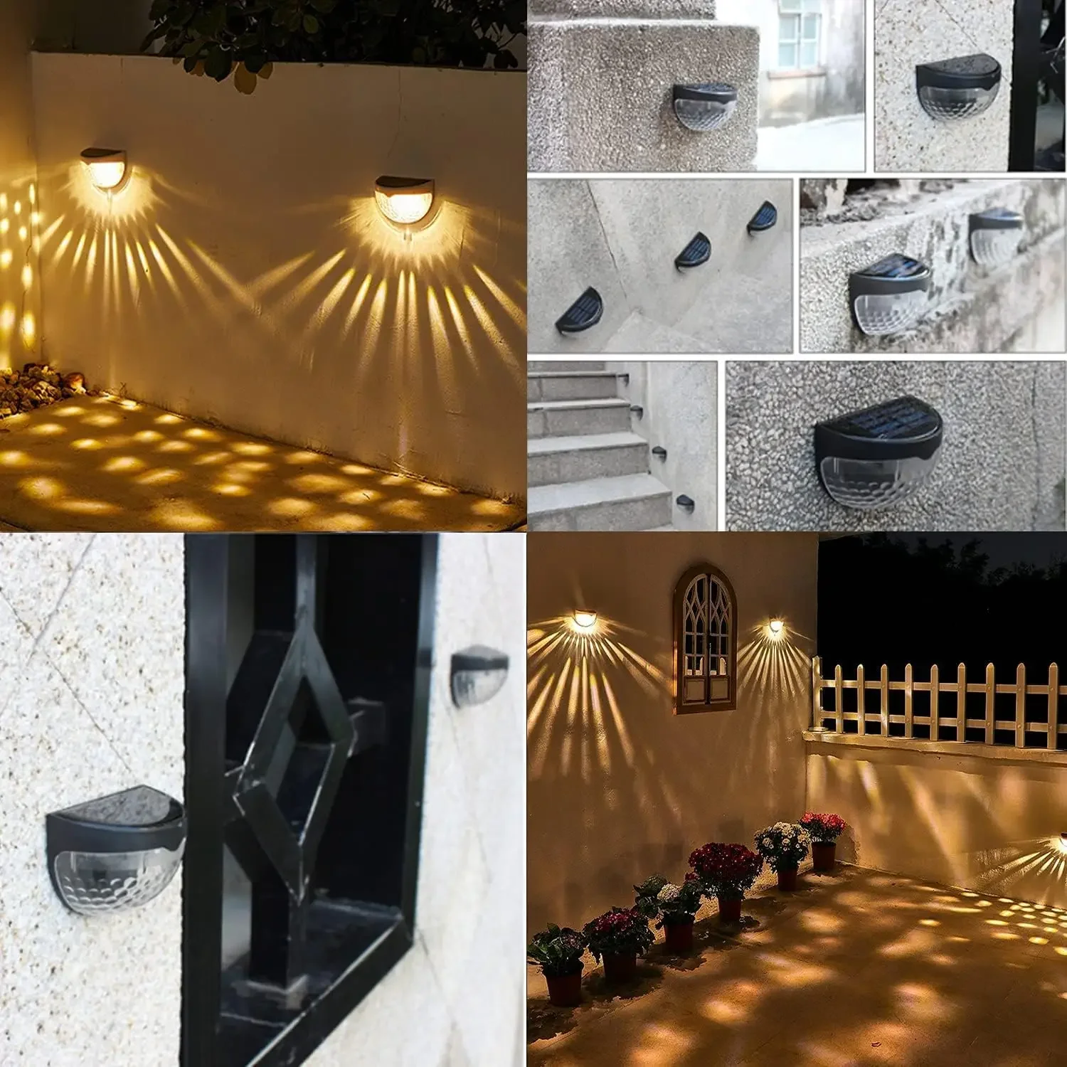 Zewnętrzne lampy solarne LED,  – Outdoor Lighting For Fence recenzja i cena