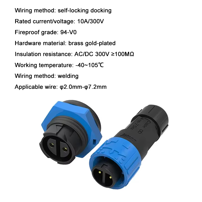 Złącze zasilania 2-pinowe M16  – Outdoor Lighting Connectors recenzja i cena