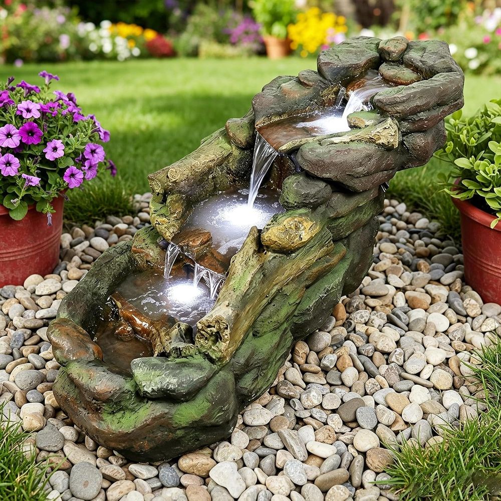 Wielopoziomowa fontanna ogrodo – Outdoor Lighting For Backyard recenzja i cena
