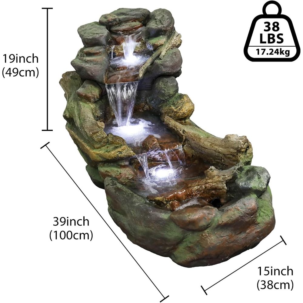 Wielopoziomowa fontanna ogrodo – Outdoor Lighting For Backyard recenzja i cena