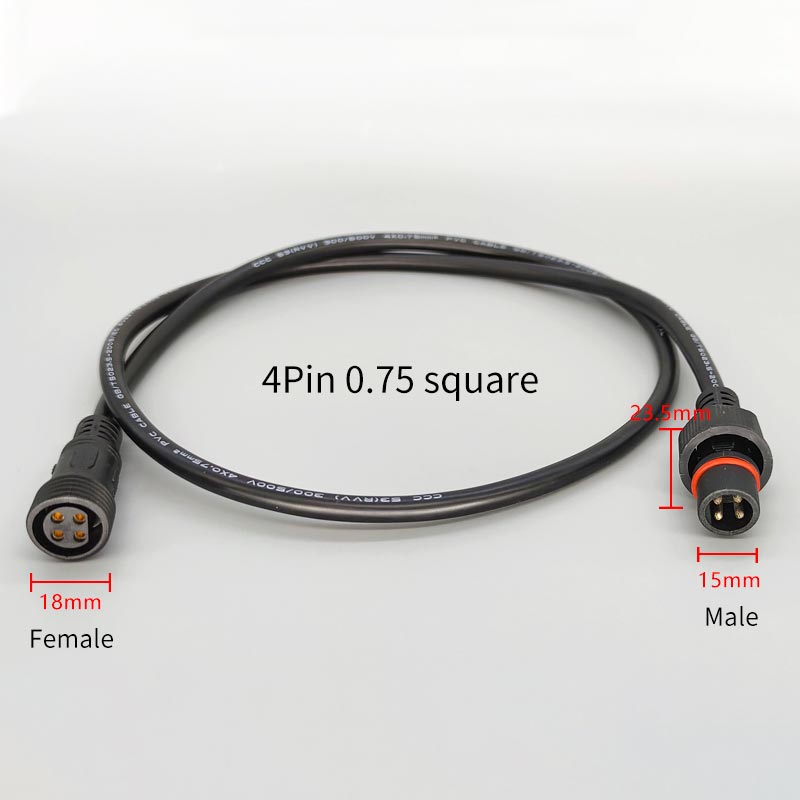 Męski kabel wtykowy Famale 4Pi – Outdoor Lighting Connectors recenzja i cena