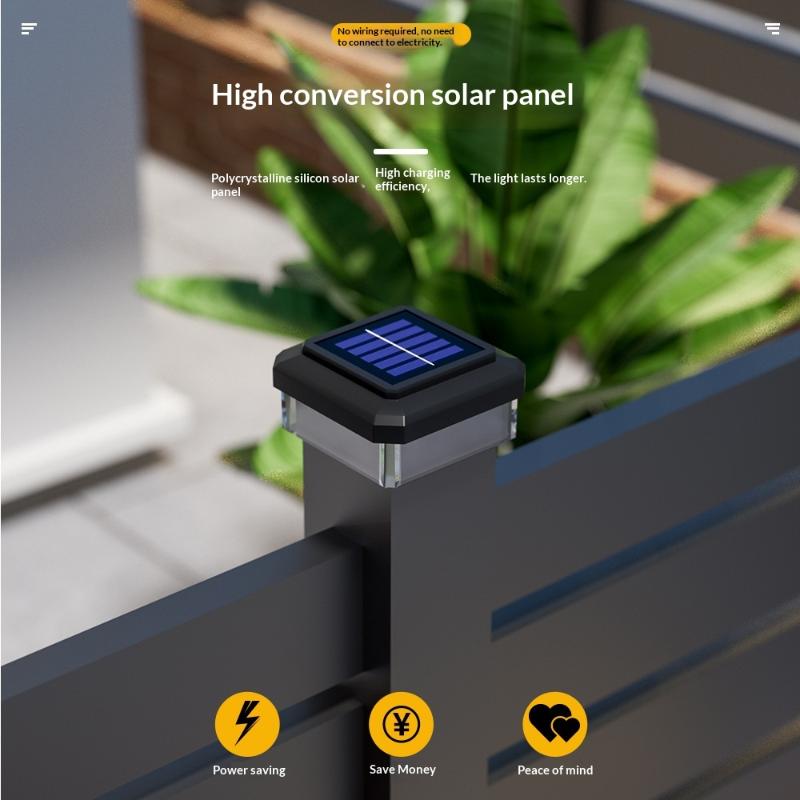 Solarna lampa LED na słupek, w – Post Cap Light recenzja i cena