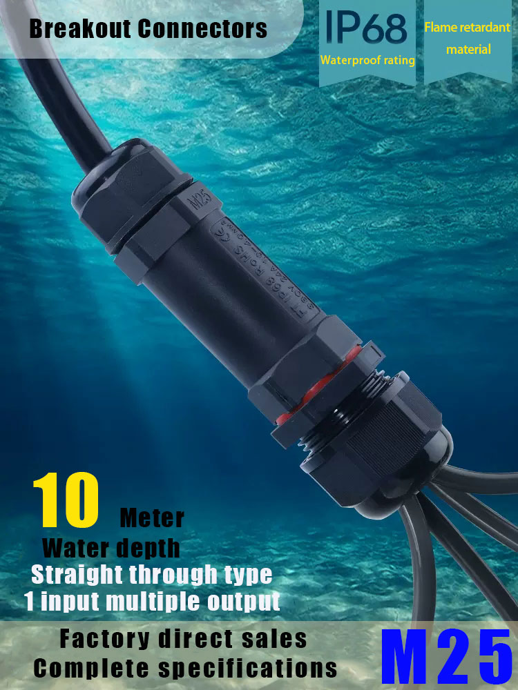IP68 Wodoodporne złącze typu m – Outdoor Lighting Connectors recenzja i cena