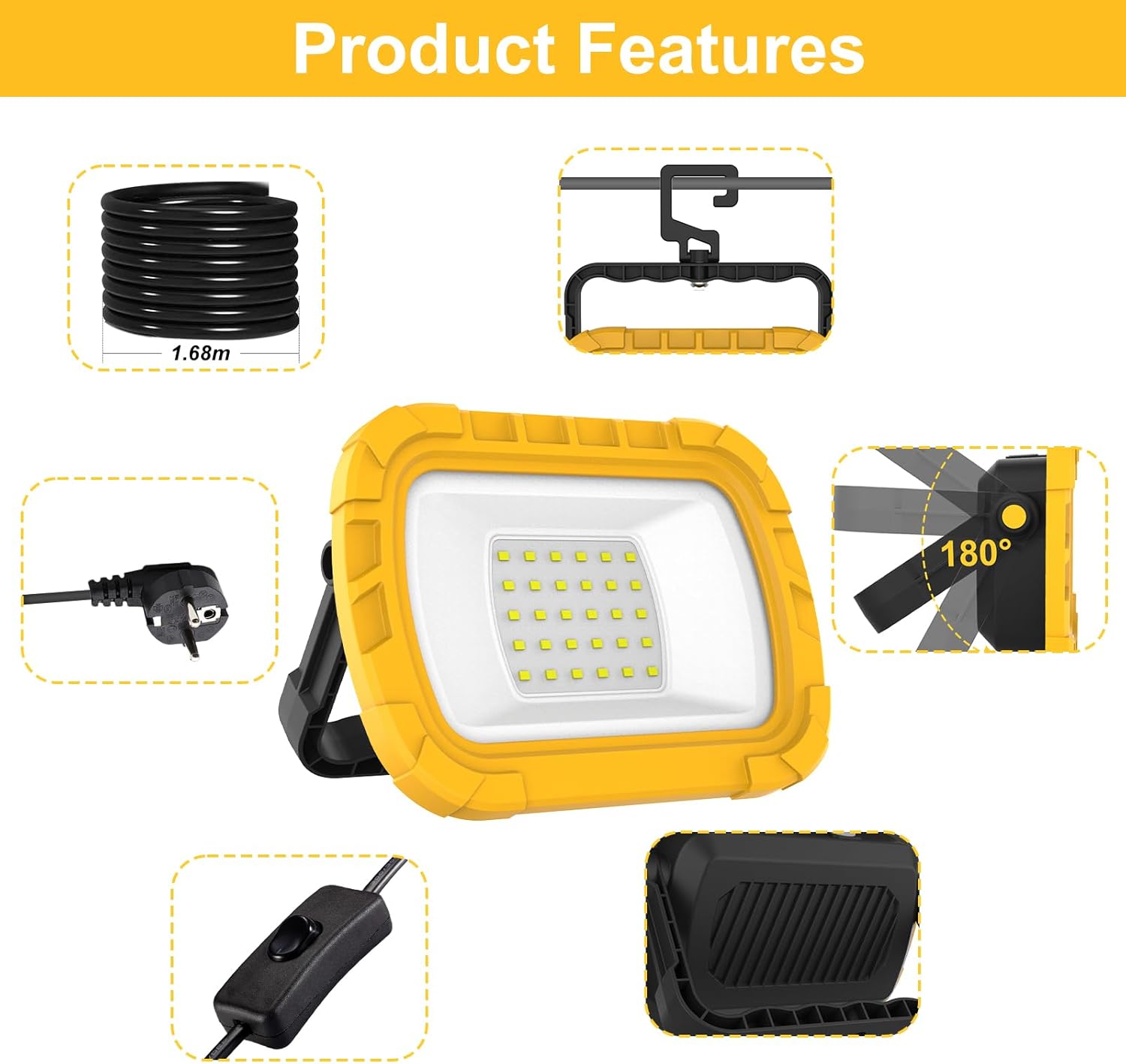 Przenośna lampa robocza LED z  – Outdoor Lighting Not Working recenzja i cena