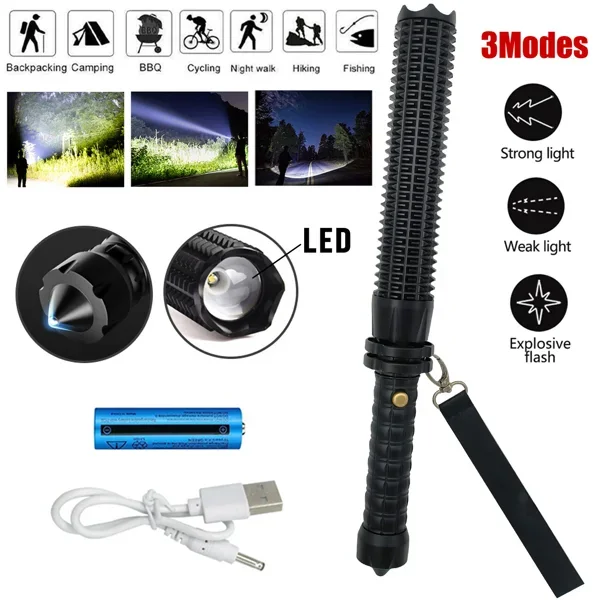 Latarka LED ładowana przez USB – Outdoor Lighting Types recenzja i cena