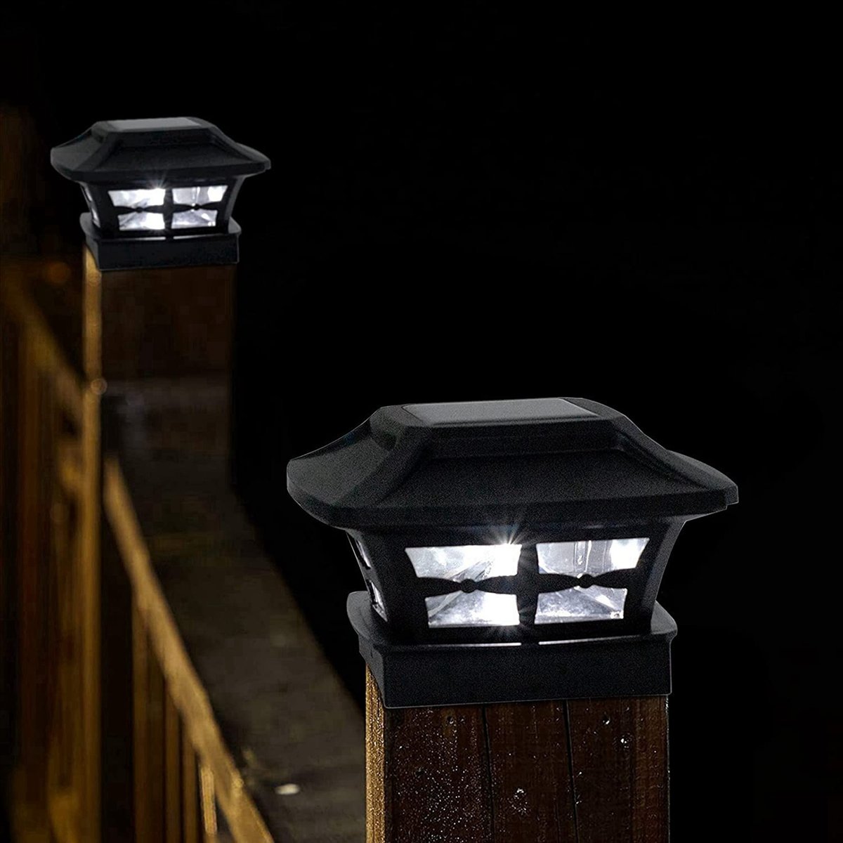 Najlepsze 8 szt. solarnych lam – Post Cap Light recenzja i cena