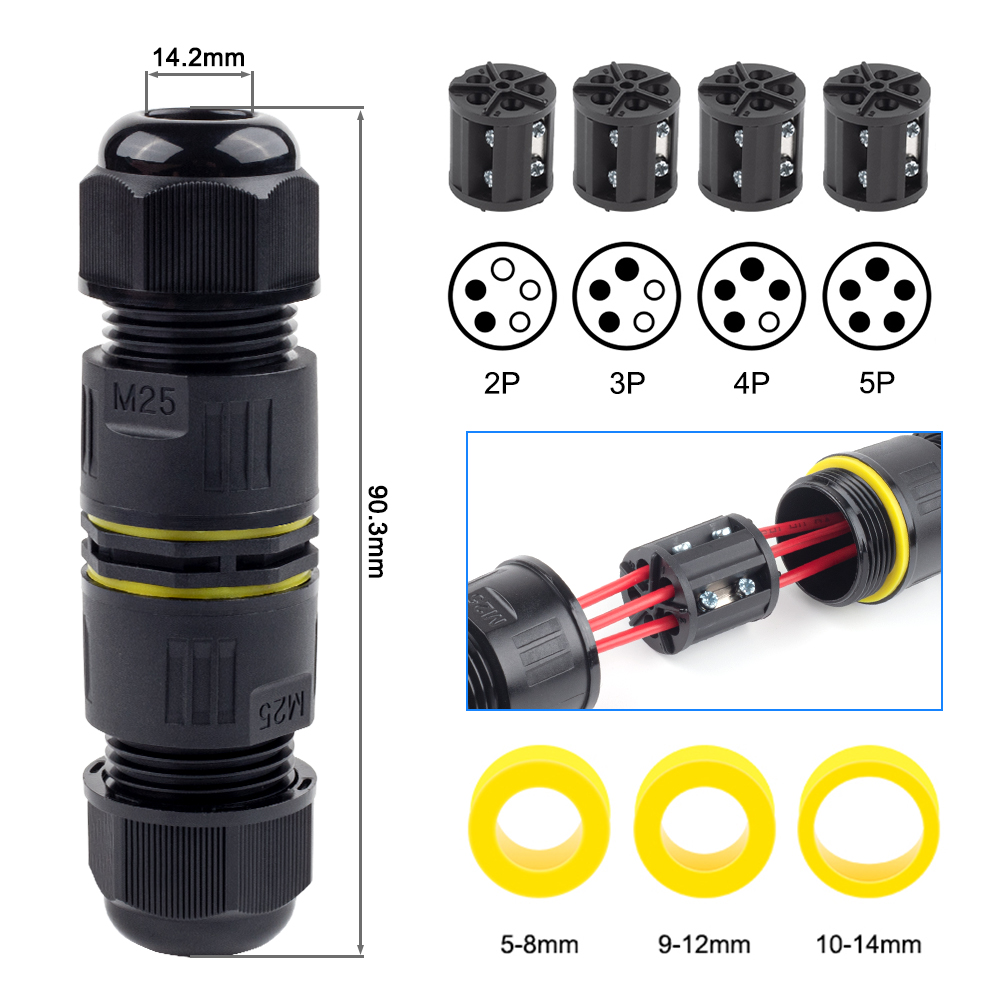 IP68 M25 złącze kablowe zewnęt – Outdoor Lighting Connectors recenzja i cena