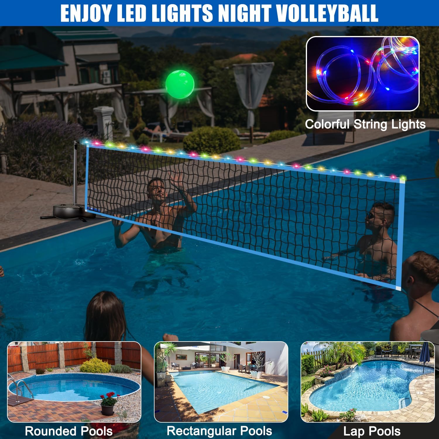 Przenośna siatka do siatkówki  – Outdoor Lighting Portable recenzja i cena