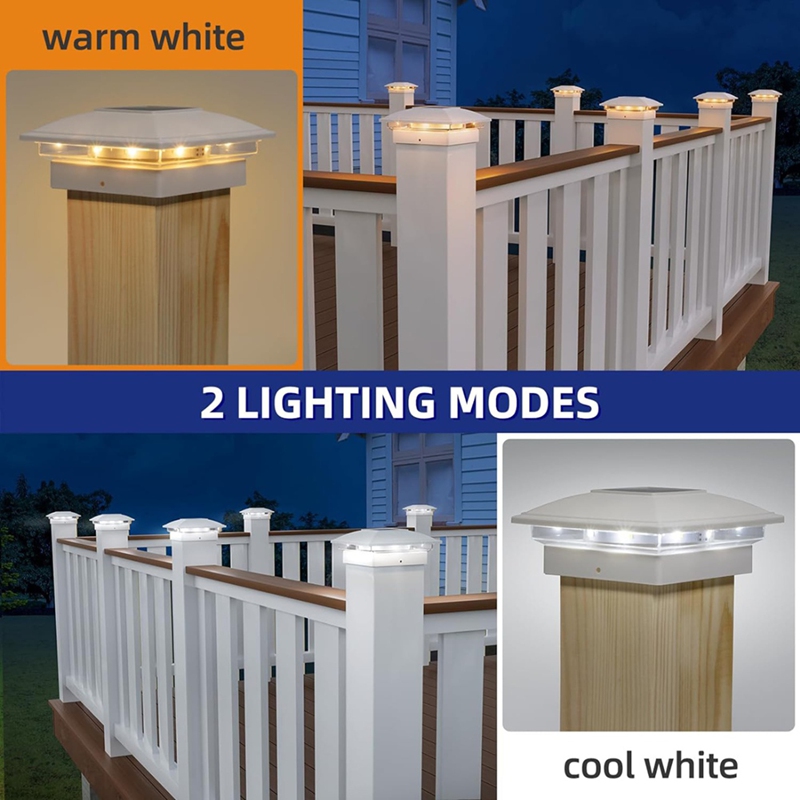 4 sztuki solarnych lamp na słu – Outdoor Lighting For Fence recenzja i cena