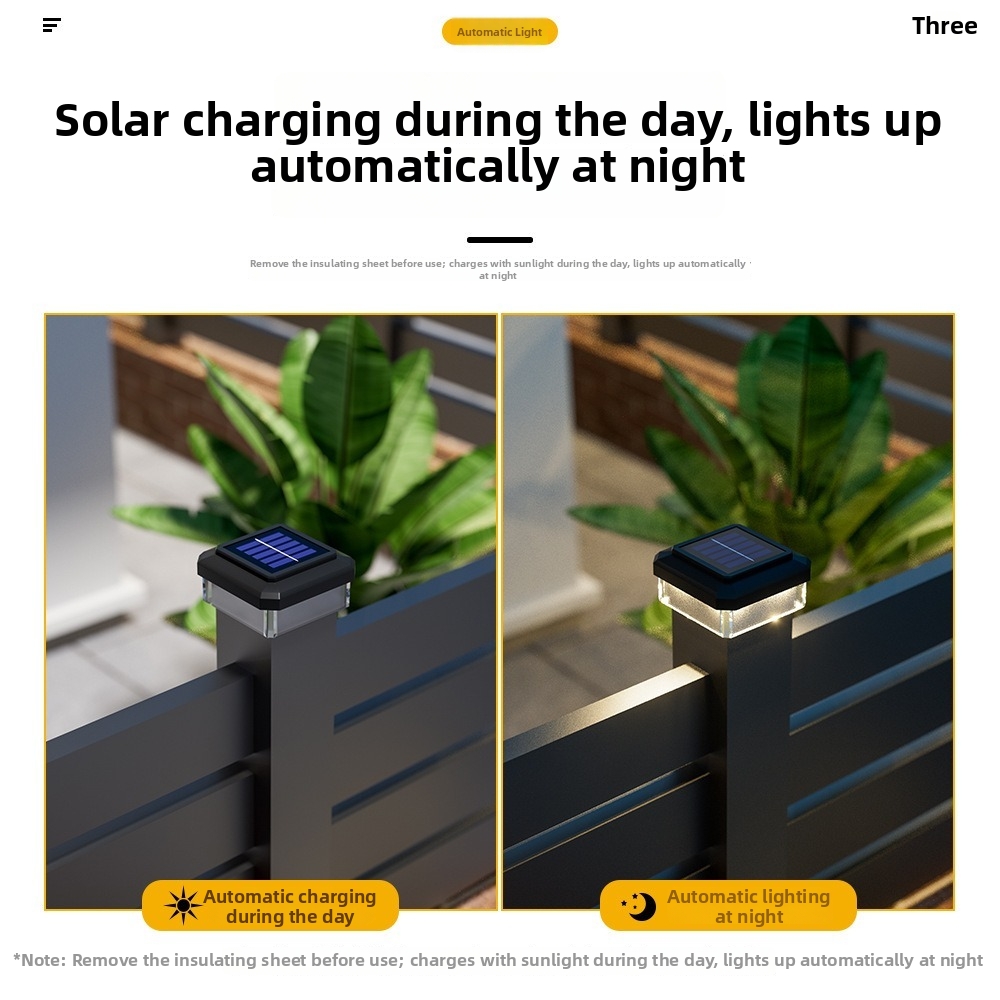 Wodoodporna lampa solarna LED  – Post Cap Light recenzja i cena
