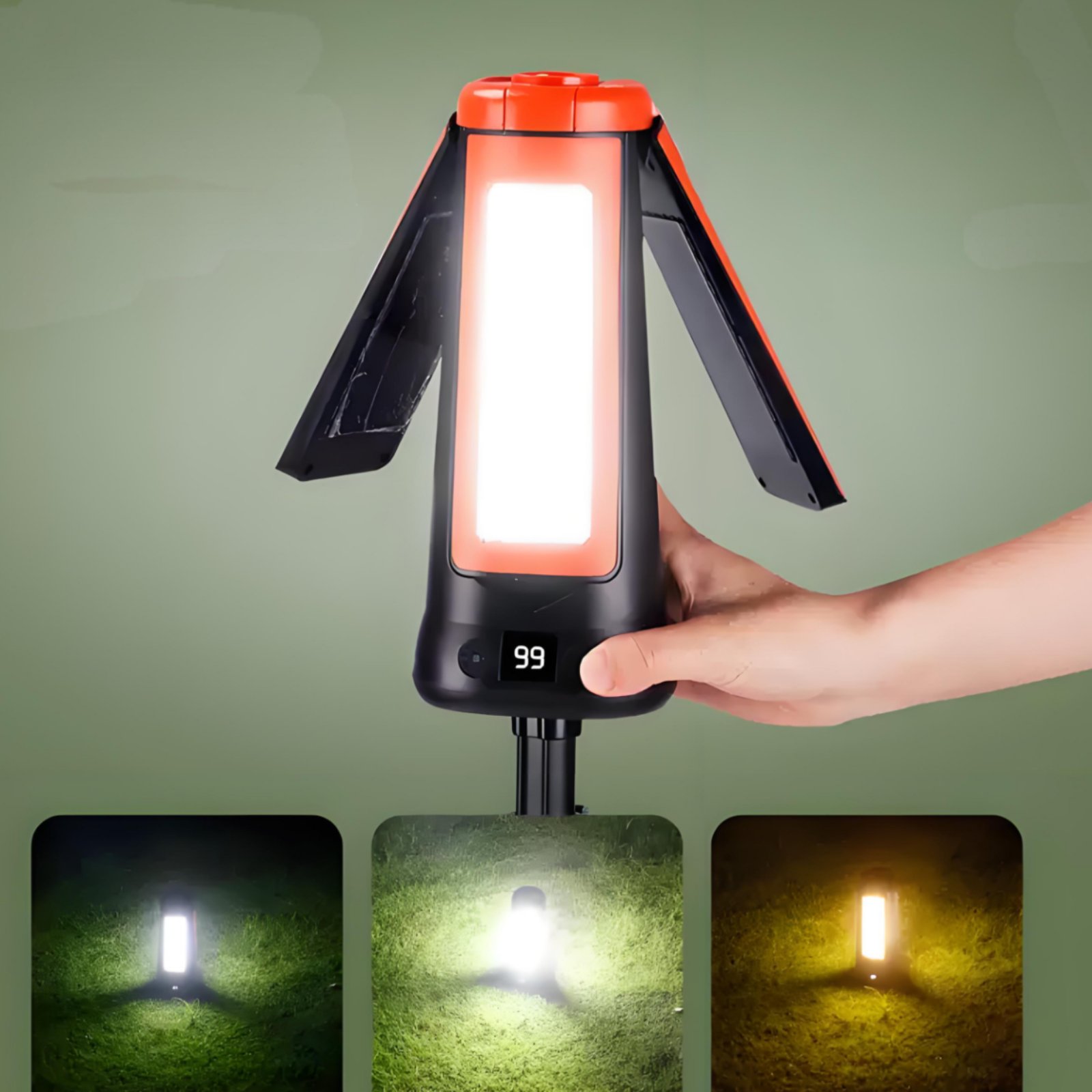Teleskopowa lampa do namiotu z – Outdoor Lighting Portable recenzja i cena